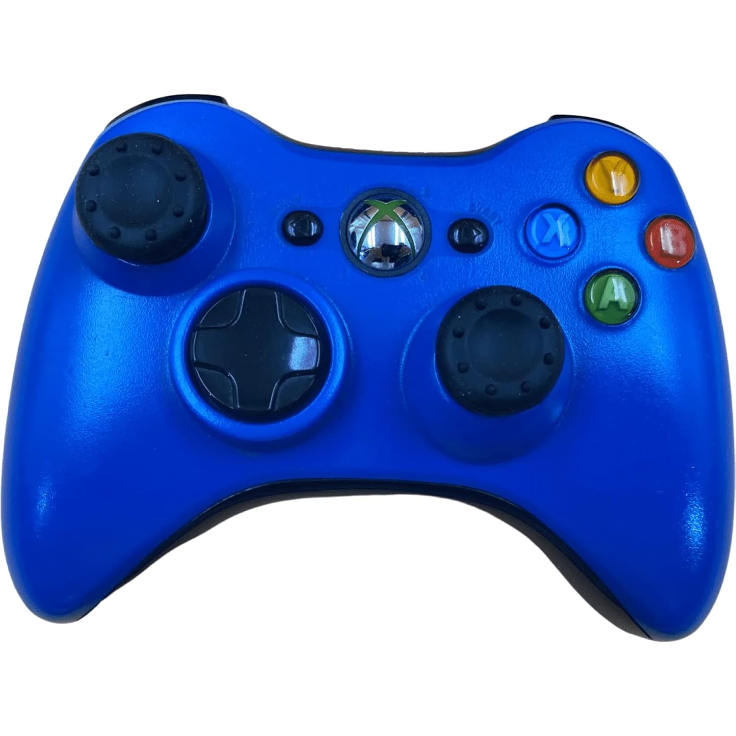 Xbox 360 500GB Blue - Teal Console with Matching Controller (Renewed)