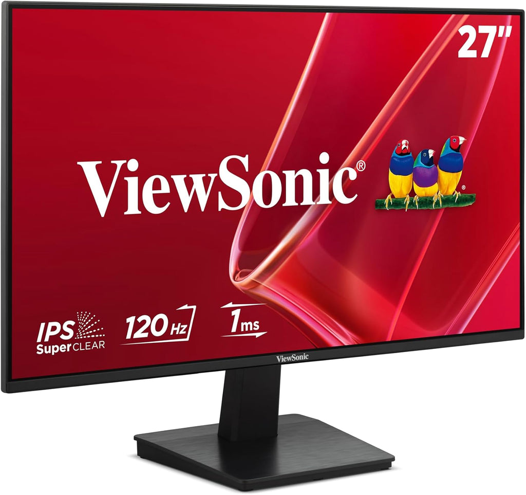ViewSonic VA2748-MH 27 Inch 1080p Monitor, IPS Display with 120Hz for Immersive Home and Office Viewing, Variable Refresh Rate, HDMI, and VGA Inputs