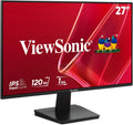 ViewSonic VA2748-MH 27 Inch 1080p Monitor, IPS Display with 120Hz for Immersive Home and Office Viewing, Variable Refresh Rate, HDMI, and VGA Inputs