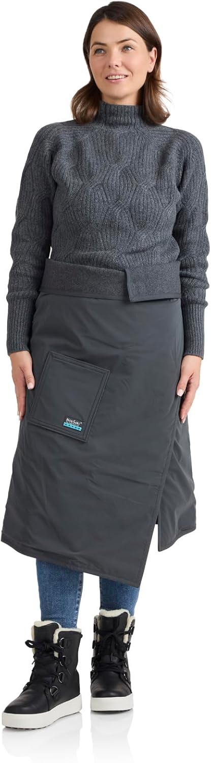 NorSari Sport Blanket and Wearable Wrap, The Bergen Sport, Graphite