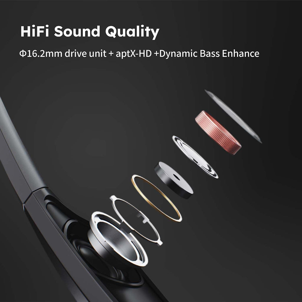 Sports Audio Sunglasses, Smart Bluetooth Glasses for Cycling, Running and Hiking. Black Frame & Transition AR Purple.