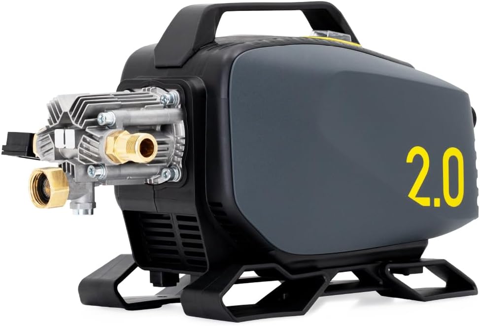 Active 2.0 Electric Pressure Washer (Tool only) – 2.0 GPM high Pressure Washer for DIY at Home car wash, Detailing and Other Cleaning transformations with 1800 Peak PSI