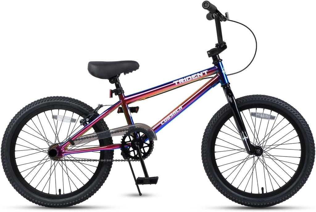 cubsala 20 24 26 Inch BMX Race Bike Trident Bicycles Beginner-Level to Advanced Riders with 2 Pegs, Multiple Colors