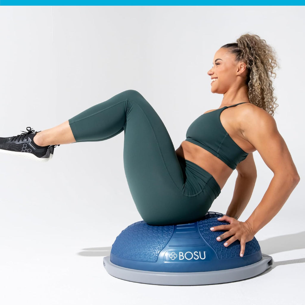 Bosu Pro NexGen 25IN Home Fitness Exercise Gym Balance Trainer with Pump