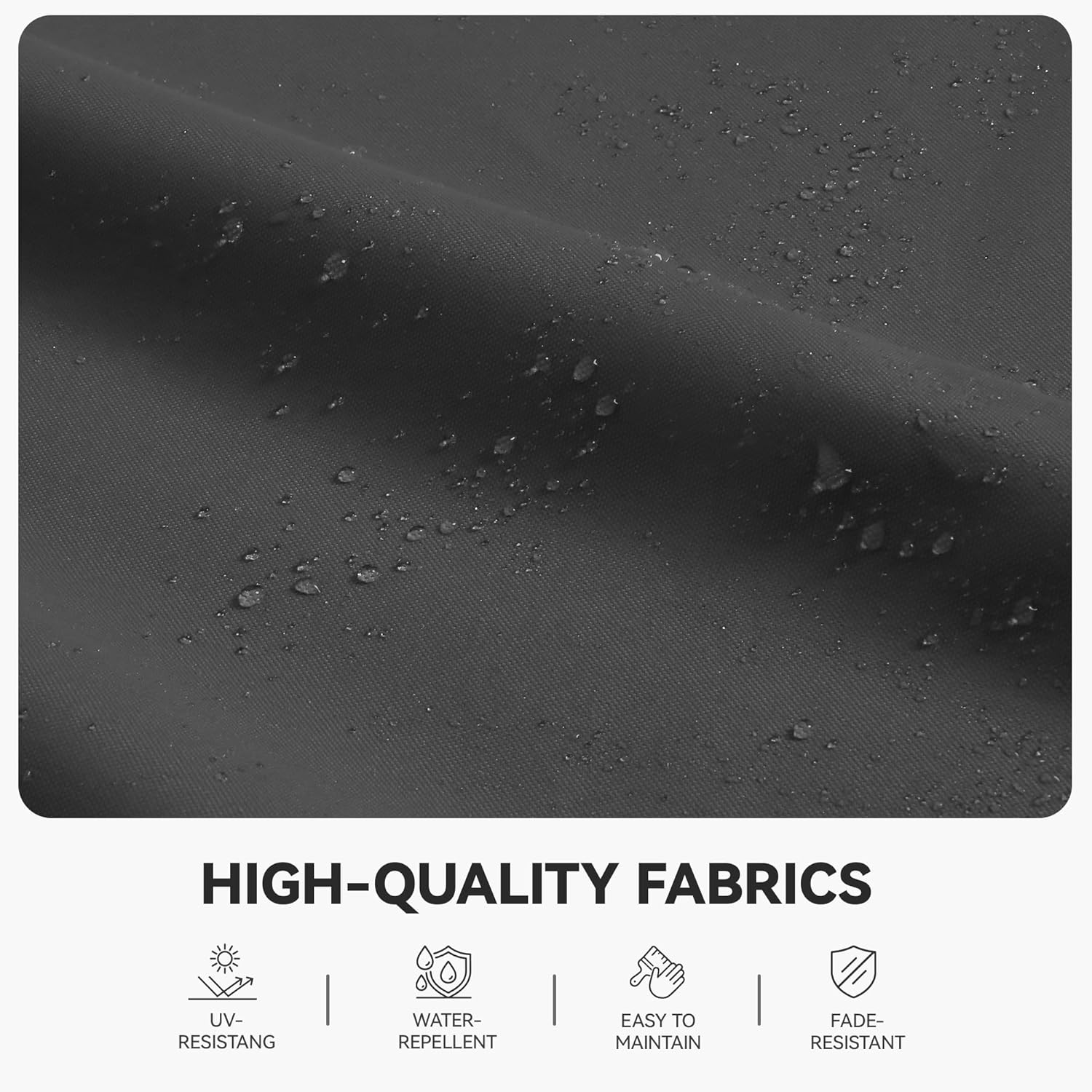 GENTEACO 10X10 FT Cantilever Umbrella with Base Included, Large Offset Patio Umbrella with Double Top, 6 Angle Tilts & 360° Rotation, Large Square Sun Umbrellas for Outdoor Pool Market, Grey