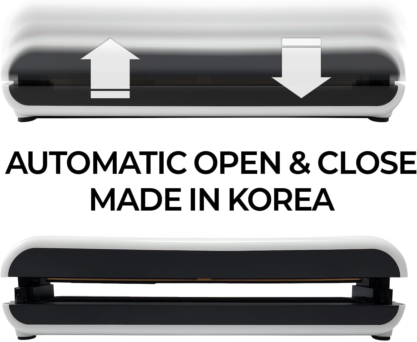Premium Robotic Vacuum Sealer for Home & Kitchen, 85Kpa Powerful Suction One-Touch Operation Compact Food Sealer for Storage & Meal Prep, Multible Modes with 20 Pre-Cut Pouches
