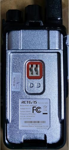 Retevis RT68B (3rd GenRT68) Walkie Talkies with Earpiece - 16 Channels, 30H Battery, FRS Two-Way Radios, 6-Way Charger, VOX, Long Range, Rugged & Water Resistant,for Adults, School, Church(6 Pack)
