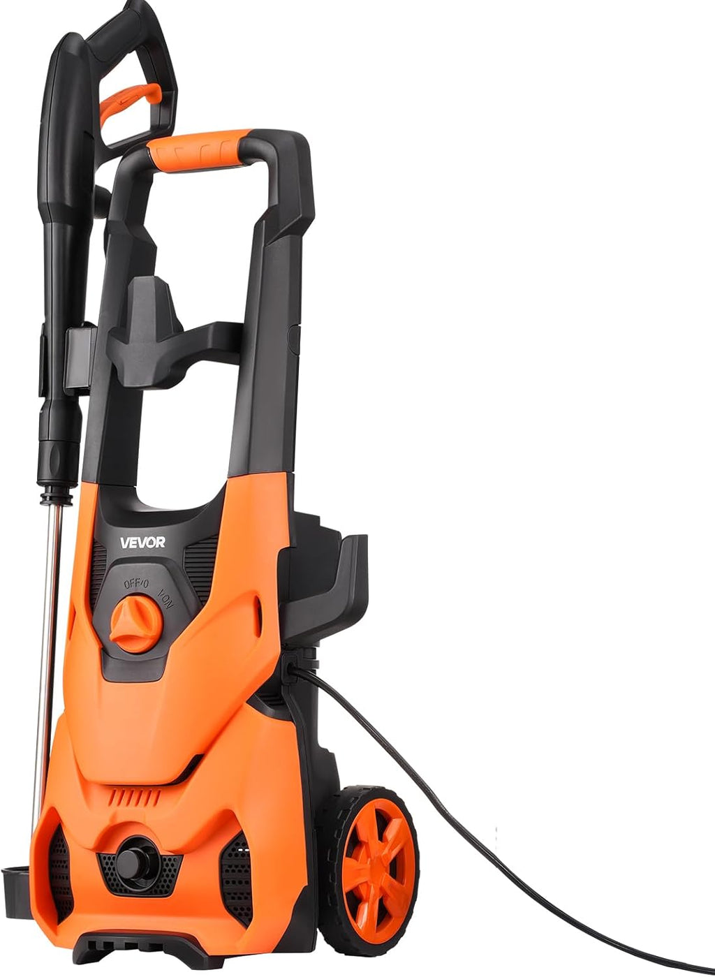 VEVOR Electric Pressure Washer, Max 4200 PSI 2.8 GPM, High-Power Cleaner with Foam Cannon & 4 Nozzles for Driveways, Cars, Fences, Patios, Home Cleaning