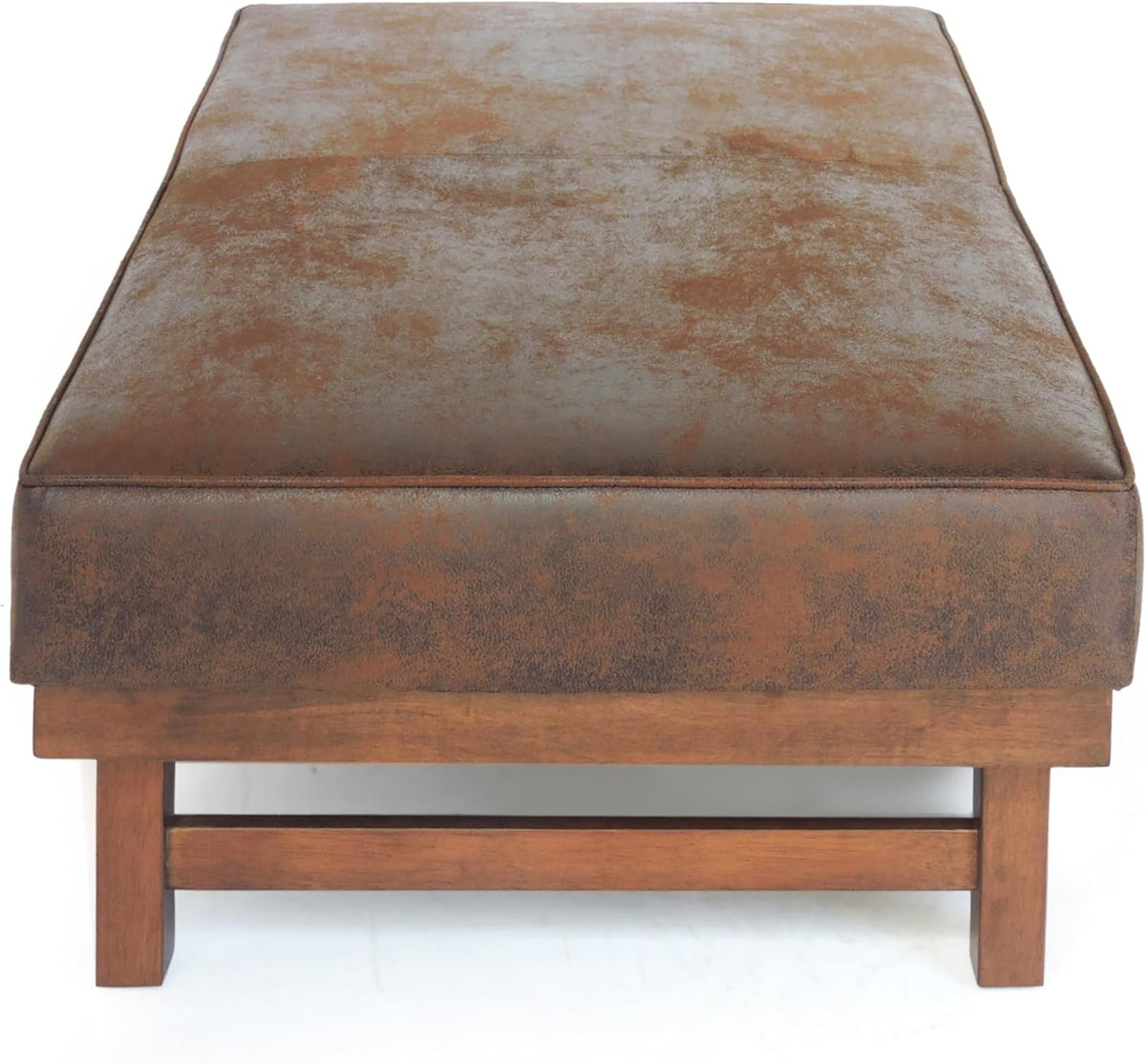 Christopher Knight Home Hillman Cocktail Ottoman, Brown + Walnut