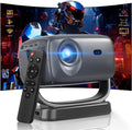 4K Smart Portable Projector with 5G WiFi,Bluetooth 5.2,600 ANSI Projector with Built in App,1080P Outdoor Movie Projector with 4P4D Correction,Rotatable 180°,Max 220" Compatible with iPhone/Android/TV
