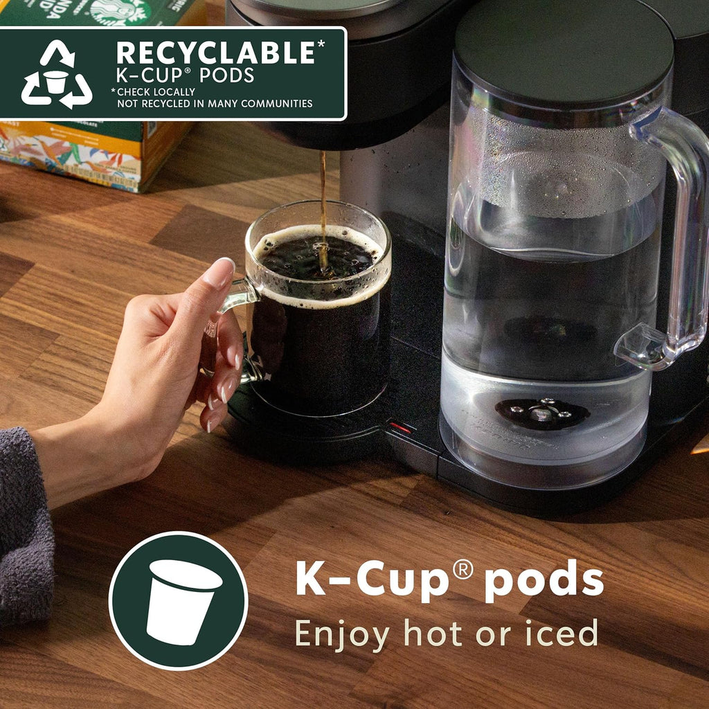 Starbucks K-Cup Coffee Pods, Dark Roast Coffee, French Roast for Keurig Brewers, 100% Arabica, 1 box (22 pods)