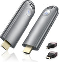 TPUFO Wireless HDMI Transmitter and Receiver, Plug & Play Portable 2.4G/5G Wireless HDMI Extender Kit for Streaming Video and Audio to Monitor from Laptop/PC/TV Box/Projector