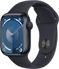 Apple Watch Series 9 GPS 41mm Midnight Aluminum Case with Midnight Sport Band S/M (Renewed)