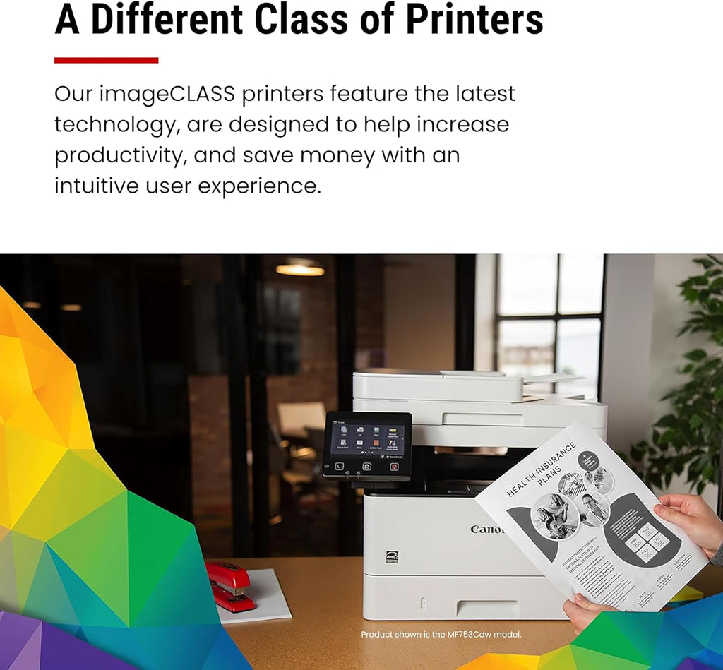 Canon imageCLASS MF465dw II - Monochrome Wireless Duplex Laser Printer with Print, Copy, Scan, Fax, Expandable Paper Capacity and 3 Year Limited Warranty, 42 PPM