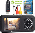ClearClick Video to Digital Converter 2.0 (Second Generation) - Record Video from VCR's, VHS Tapes, AV, RCA, Hi8, Camcorder, DVD, Gaming Systems (Bundle) Requires Working VCR/Camcorder & Tapes