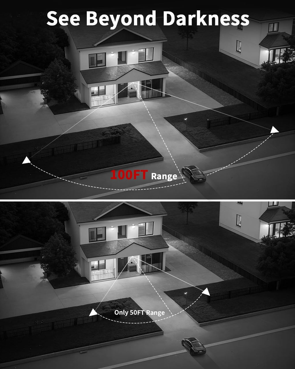 《4K Ultra HD & 100FT IR Night Vision》Wired Outdoor Security Camera System, POE Cameras for Home Security, NVR Video Surveillance Systems with Motion Detection