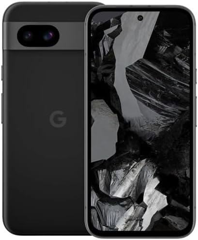 Google Pixel 8a 5G (128GB, 8GB) 6.1", Tensor G3 4nm, Android 14 (US Model Unlocked for Verizon, T-Mobile, AT&T, Global 4G LTE) (Obsidian) (Renewed)