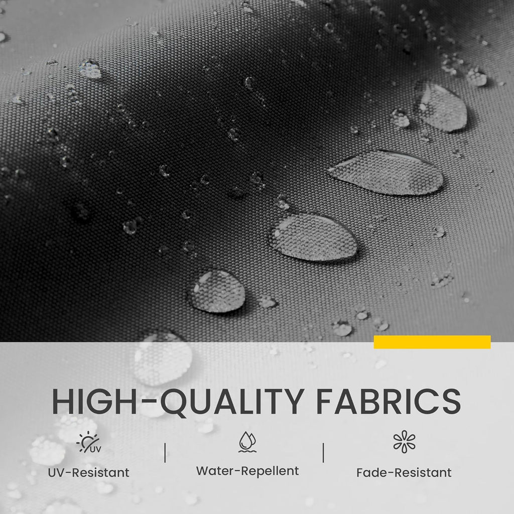 10x10 FT Cantilever Patio Umbrella Double Top Outdoor Square Large Heavy Duty Aluminum Offset Umbrellas with 7 Level Tilt 360-degree Rotation for Pool Garden Deck, Grey