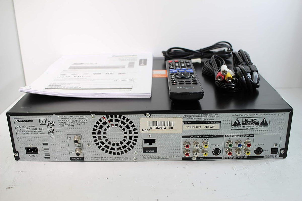 Panasonic VHS to DVD Recorder VCR Combo w/Remote, HDMI