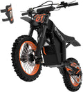 Tuttio Soleil01 Electric-Dirt-Bike for Teens Adults, 14"/12" Fat Tire 2000W 37MPH Electric-Motorcycle with 48V 21AH Battery Ebike 200NM Hydraulic Brakes Mountain Off-Road EBike