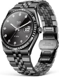 2026 Smart Watch with Bluetooth Calls, 1.32" AMOLED Display, 160+ Sports Modes, Heart Rate/Blood Oxygen/Blood Pressure/Sleep Monitor, IP68 Waterproof, Compatible with iOS Android for Men Women Black