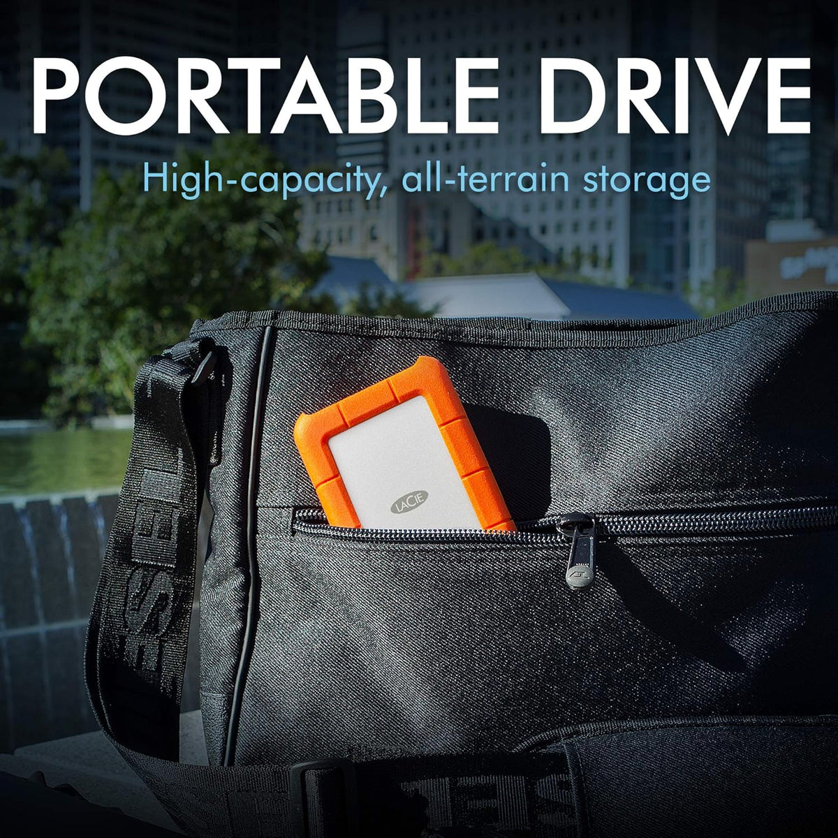 LaCie Rugged Mini, 2TB, 2.5", Portable External Hard Drive, for PC Mac iPad and iPhone, Data Rescue Service (LAC9000298)