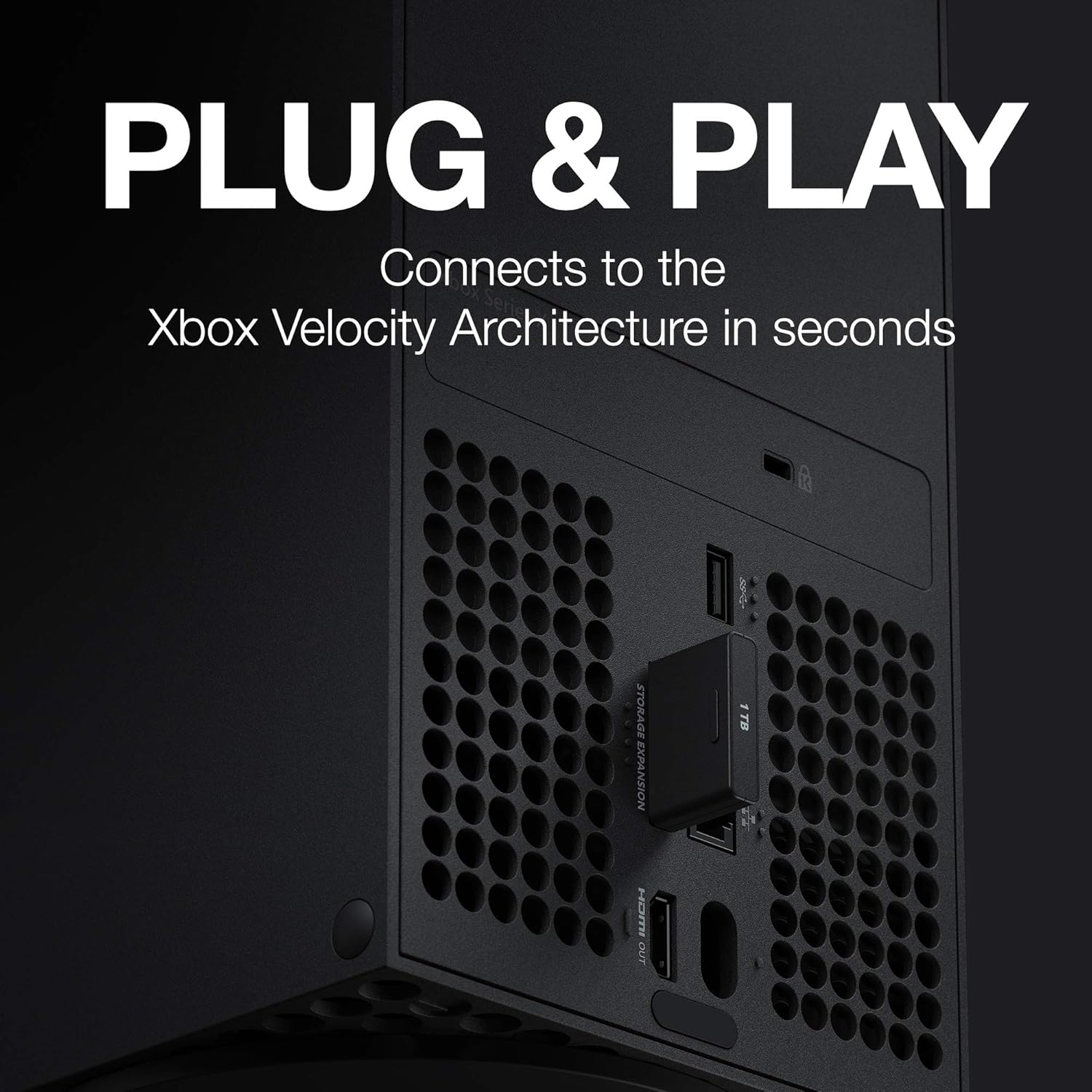 Seagate Storage Expansion Card for Xbox Series X|S, 1TB, SSD, NVMe Expansion SSD (STJR1000400)