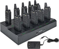 Retevis RT22 Business Walkie Talkies with Multi-Unit Charger, Two Way Radio Long Range Rechargeable, FRS, License-Free, Compact & Lightweight, for Retail Stores, Restaurants, Healthcare(10 Pack)