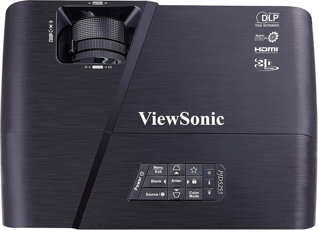 ViewSonic PJD5255 3300 Lumens XGA HDMI Projector (2017 Model)