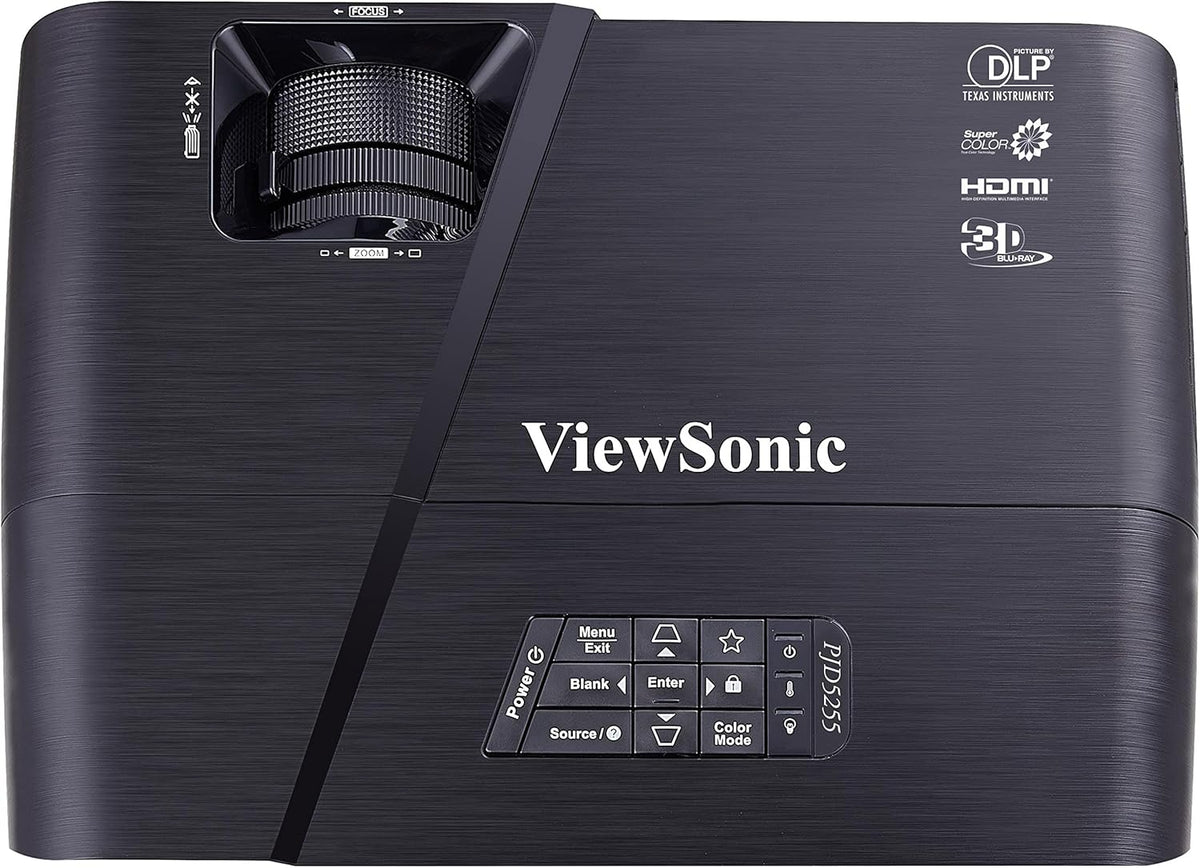 ViewSonic PJD5255 3300 Lumens XGA HDMI Projector (2017 Model)