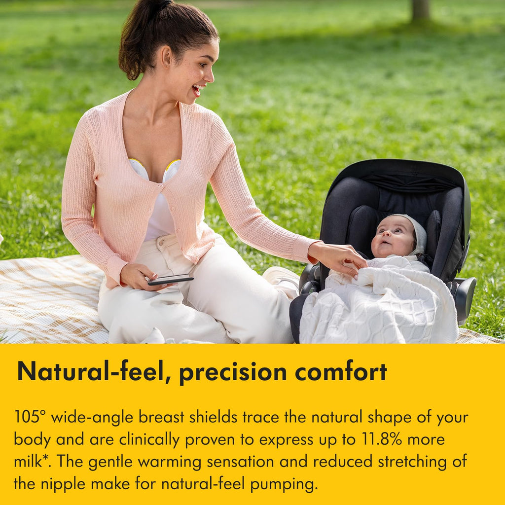 Medela Magic InBra Hands-Free Wearable Breast Pump with Fluidfeel Technology, App Connectivity and Advanced Sensor Control, Ultra-Slim, Ultra-Lightweight, Silent, Hospital-Grade