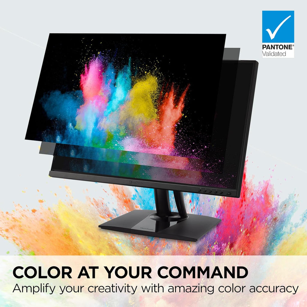ViewSonic VP275-4K 27 Inch IPS 4K UHD Monitor Designed for Surface, 60W USB C, HDMI and DisplayPort (Renewed)
