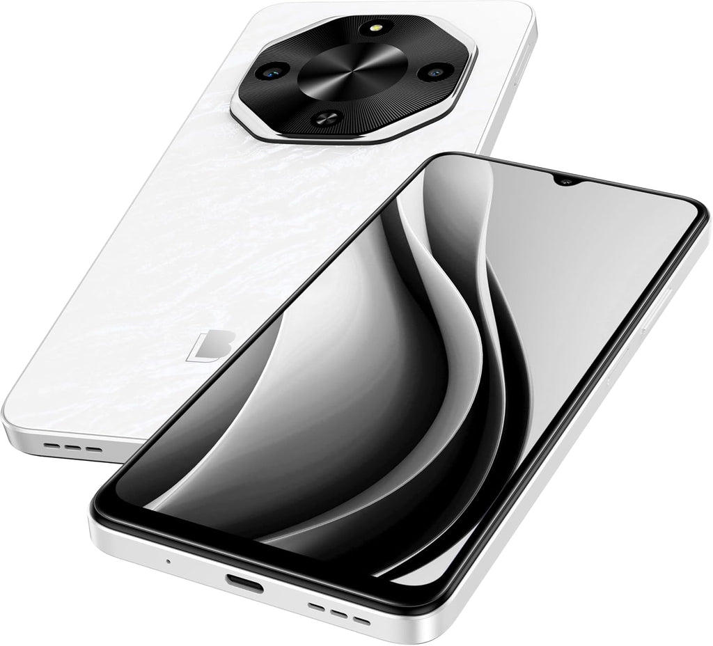 BLU G75 | 2025 | Unlocked | 6.8” HD+ 120Hz Infinity Display | 50MP Main + 13MP Selfie Cameras | Water/Dust Resistant | 256GB Internal Storage | US Version | US Warranty | White