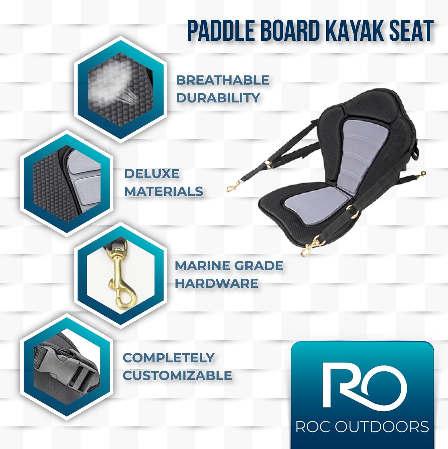 Roc Inflatable Stand Up Paddle Board with Premium SUP Paddle Board Accessories, Wide Stable Design, Non-Slip Comfort Deck for Youth & Adults
