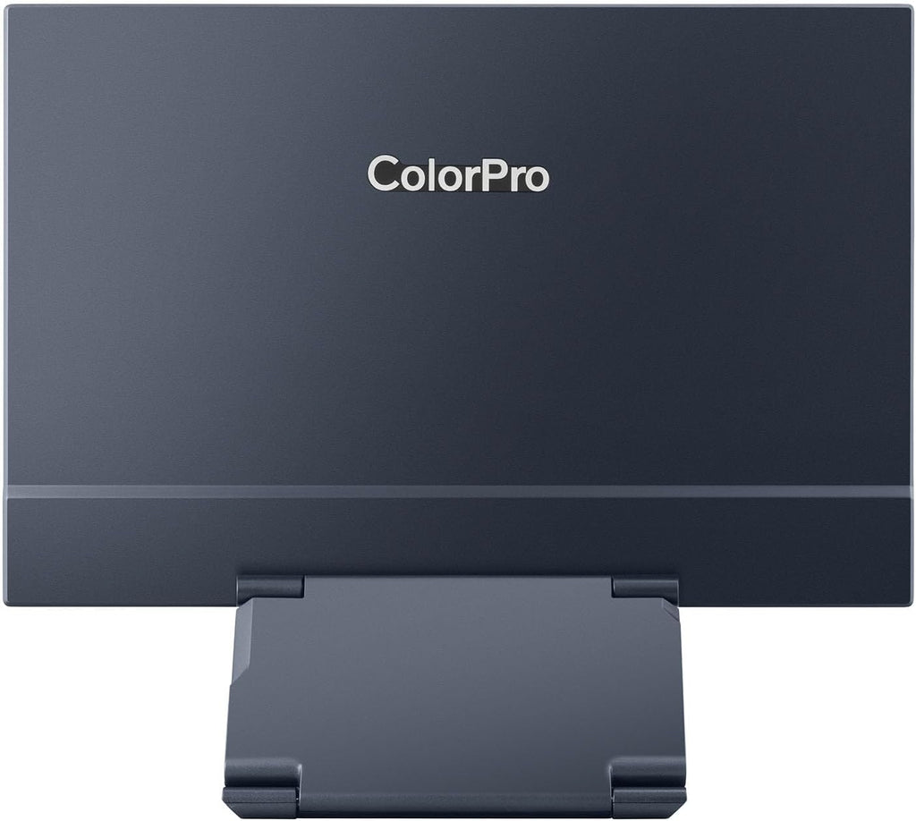 ViewSonic VP1656 15.6 Inch 1080p IPS Portable Monitor with 2 Way Powered 40W USB C, Pantone Validated, Factory Calibrated, Built in Ergonomic Stand with Protective Cover (Renewed)