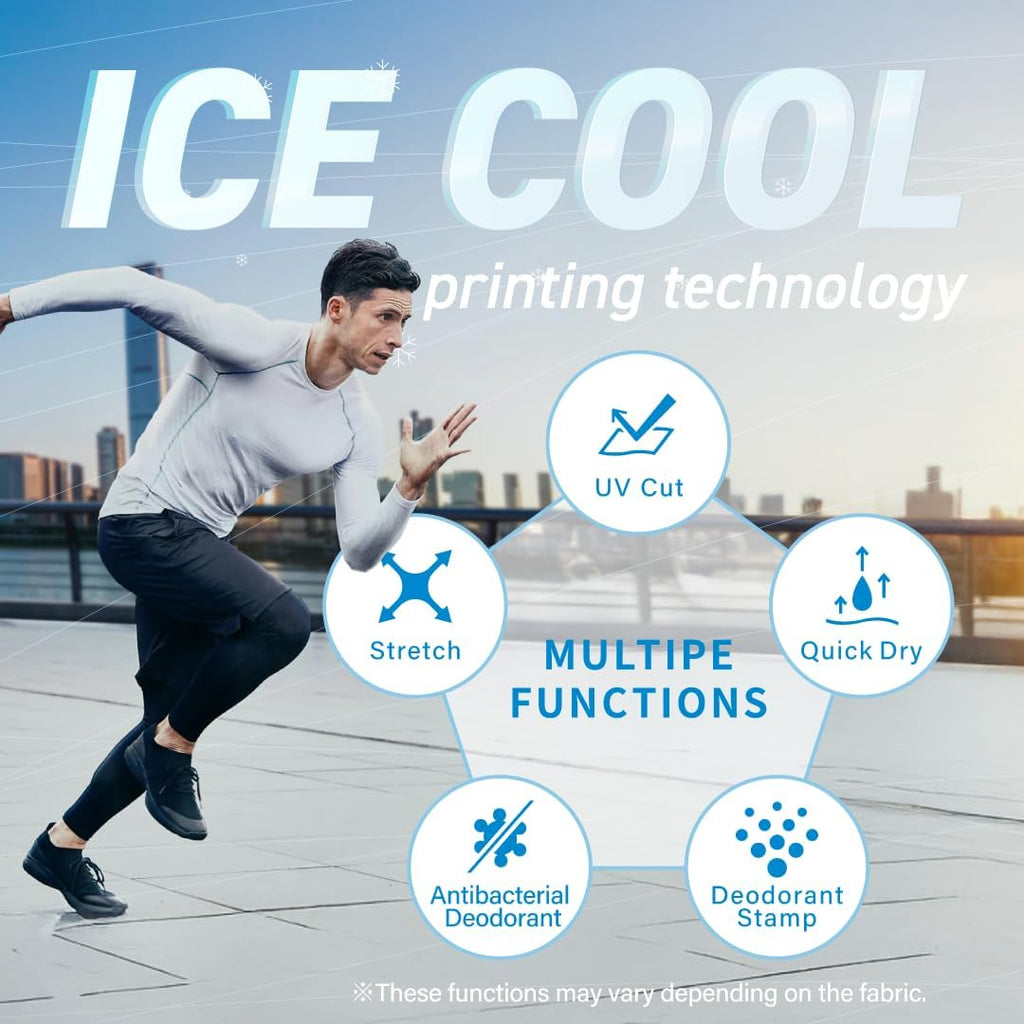 Freeze Tech Men's Cooling Short Sleeve Shirt – Breathable, Moisture-Wicking, UPF 40+ Top for Running & Training
