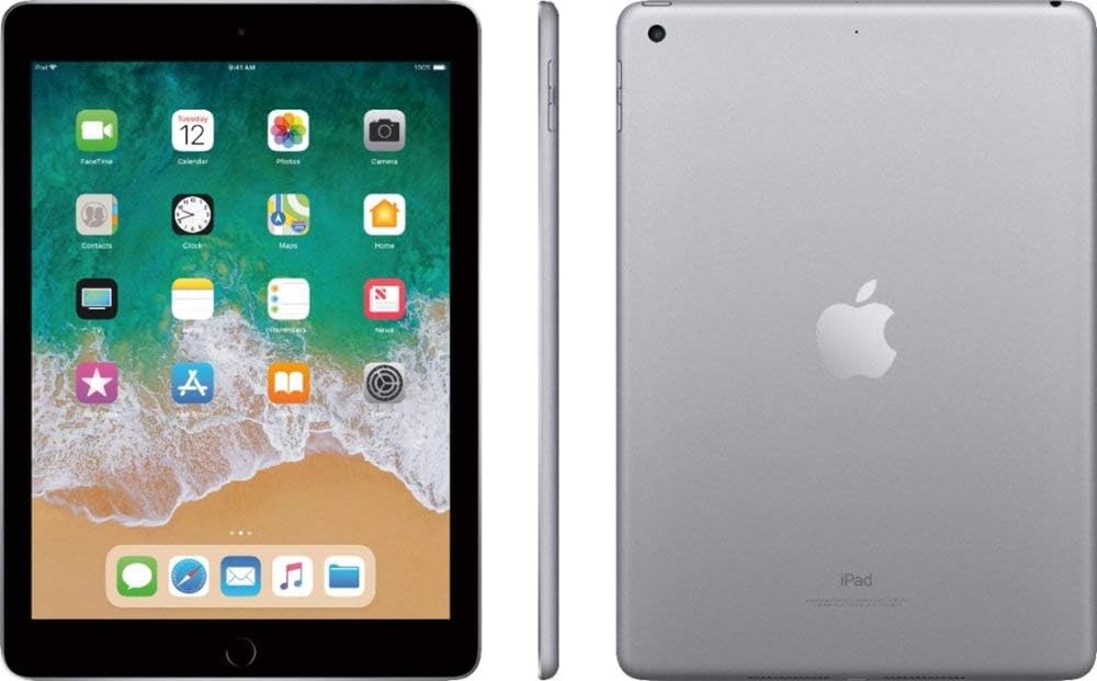 Apple 2017 iPad (9.7-inch, WiFi + Cellular, 32GB) - Space Gray (Renewed)