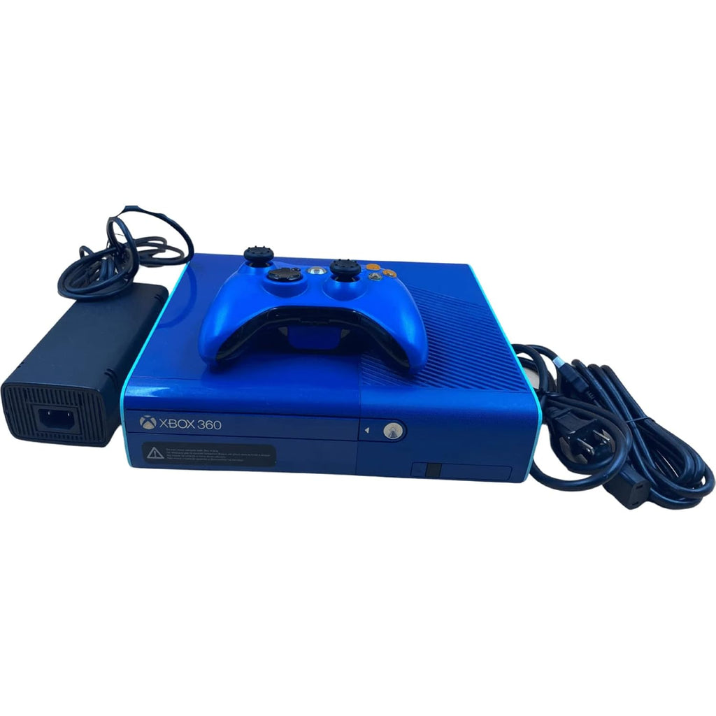 Xbox 360 500GB Blue - Teal Console with Matching Controller (Renewed)