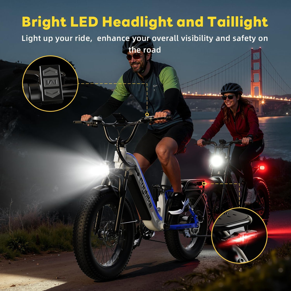 EUYBIKE Electric Bike for Adults 1400W Peak, 48V 20AH(960WH) Removable Battery, 20"x4" Fat Tire Full Suspension 80 Miles Range Step-Thru Hunting Ebike, 7-Speed Dual Brakes Electric Bicycle