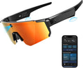 AI Smart Glasses with Camera 4K, Video Recording Glasses with Camera, Polarized Sports Sunglasses with EIS Stabilization, Dual Mic Noise Canceling, IP66, ChatGPT Enabled