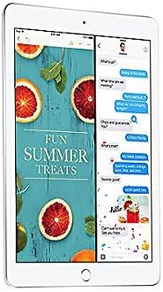 Apple iPad with WiFi, 32GB, Silver (2017 Model) (Renewed)