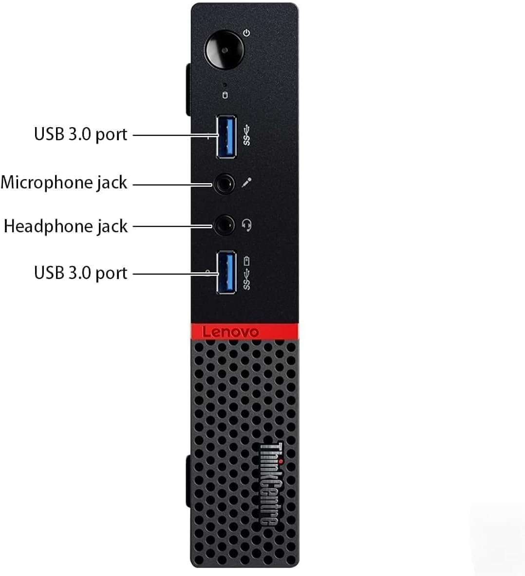 Lenovo ThinkCentre M700 Tiny Desktop PC with 24" FHD Monitor, Intel Quad Core i5-6500, 16GB DDR4 RAM 256GB SSD, 2 DisplayPort, Keyboard & Mouse, WiFi, Windows 11 Pro (Renewed)