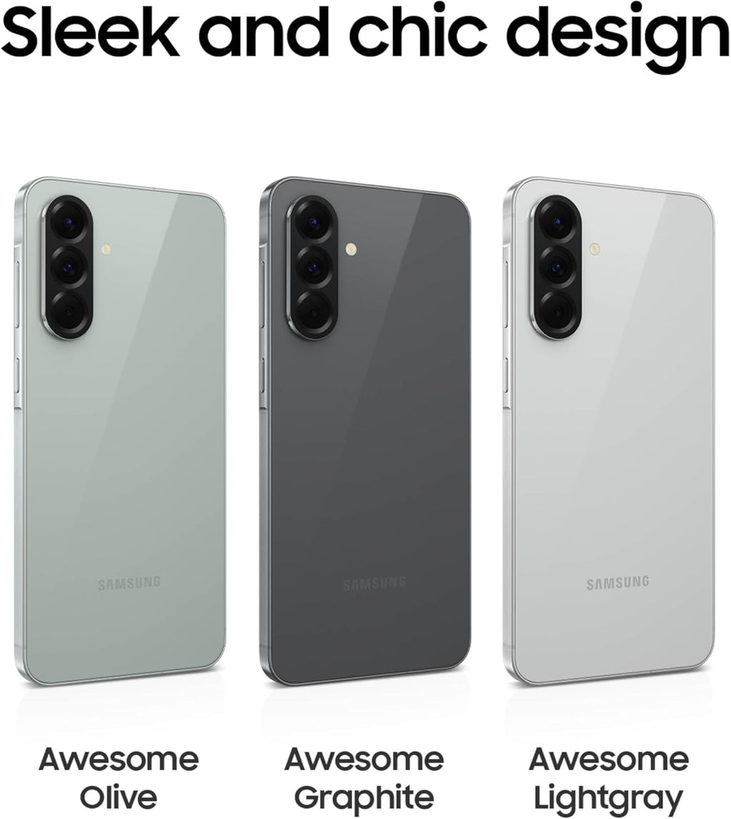 Samsung Galaxy A56 5G Cell Phone, 128GB AI Smartphone, Unlocked Android, AI Photo Edits, Large Screen, Long Battery Life, 2025, US 1 Yr Manufacturer Warranty, Awesome Graphite