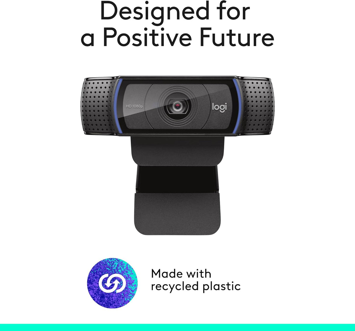 Logitech C920x HD Pro PC Webcam, Full HD 1080p/30fps Video, Clear Audio, HD Light Correction, Works with Microsoft Teams, Google Meet, Zoom, Nintendo Switch 2's new GameChat Mode, Mac/Tablet- Black
