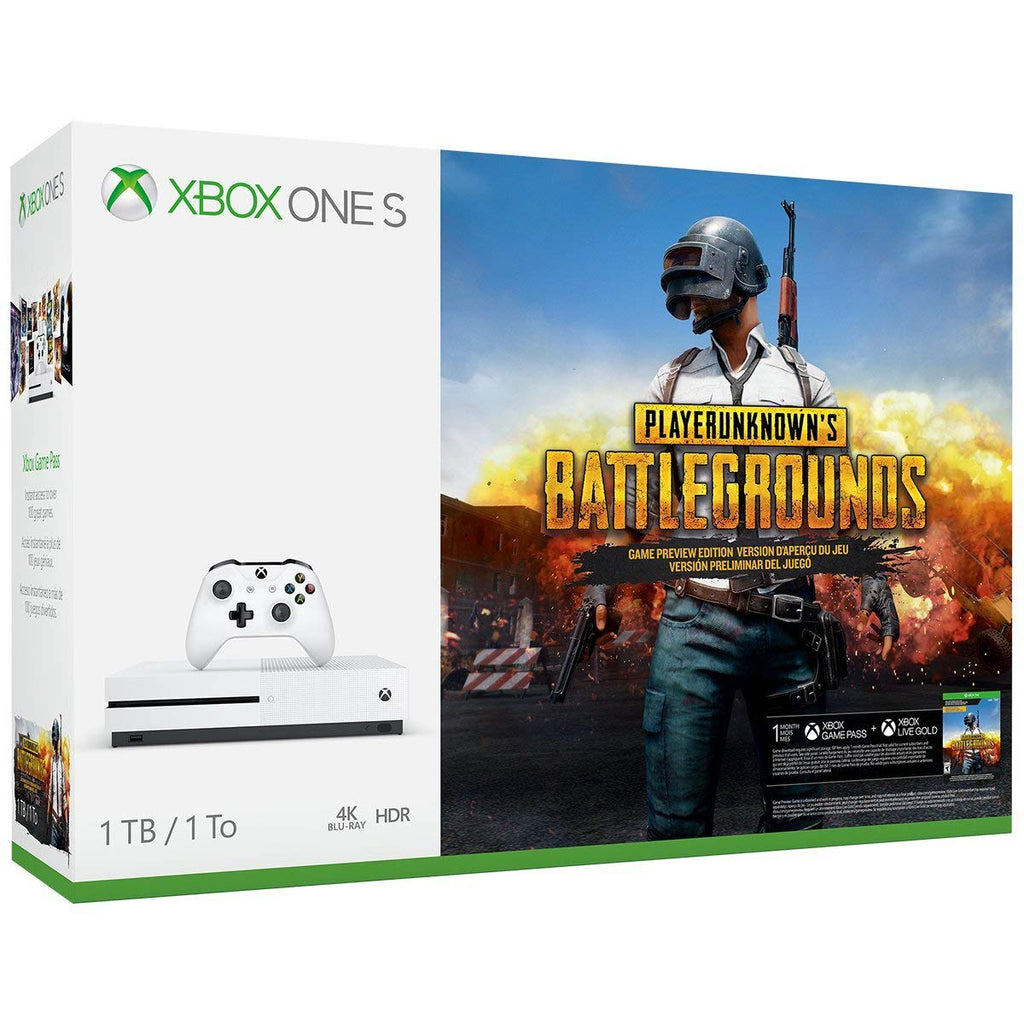 Xbox One S 1TB Console – PLAYERUNKNOWN'S BATTLEGROUNDS Bundle Discontinued (Renewed)