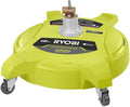 RYOBI 18 in. 4200 PSI Quick Connect Pressure Washer Surface Cleaner for Gas Pressure Washers with Caster Wheels Green
