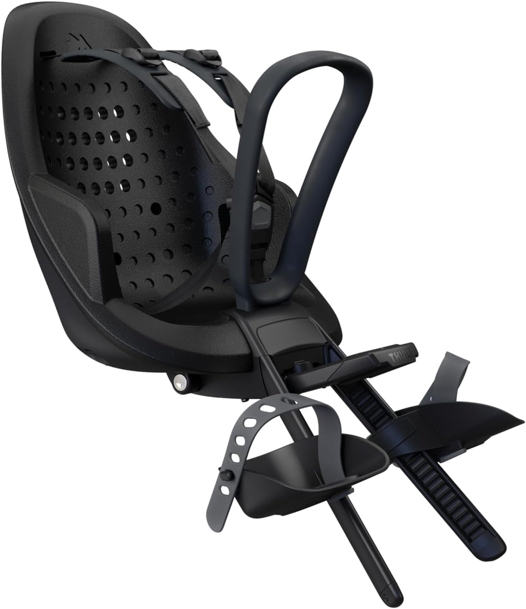 Thule Yepp 2 Mounted Child Bike seat, Adjustable footrests, 5-Point Harness and Easy to Mount Design