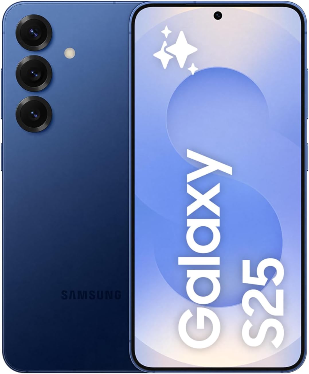 Samsung Galaxy S25 5G SM-S931B/DS 256GB 12GB Dual SIM Factory Unlocked GSM Smartphone, 6.2" 120Hz AMOLED Display, 50MP Cameras - International Version (Navy)