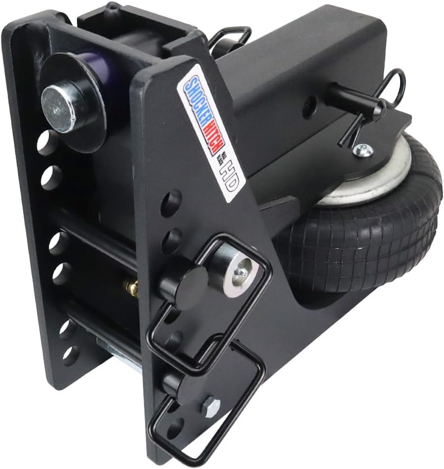 Shocker HD Max Air Hitch & Combo Ball, Fits 2-1/2" Hitch Chrome Combo 2" & 2-5/16" Balls