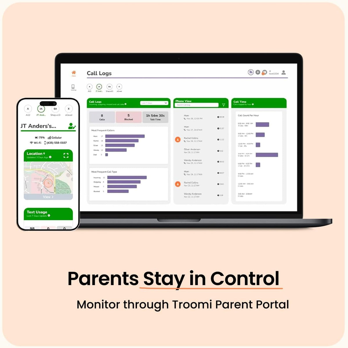 Troomi Safe Phone for Kids (Samsung Galaxy A16) – Parent-Managed Apps, GPS & Text Monitoring – Phone Purchase Only | Requires Service Plan & Activation
